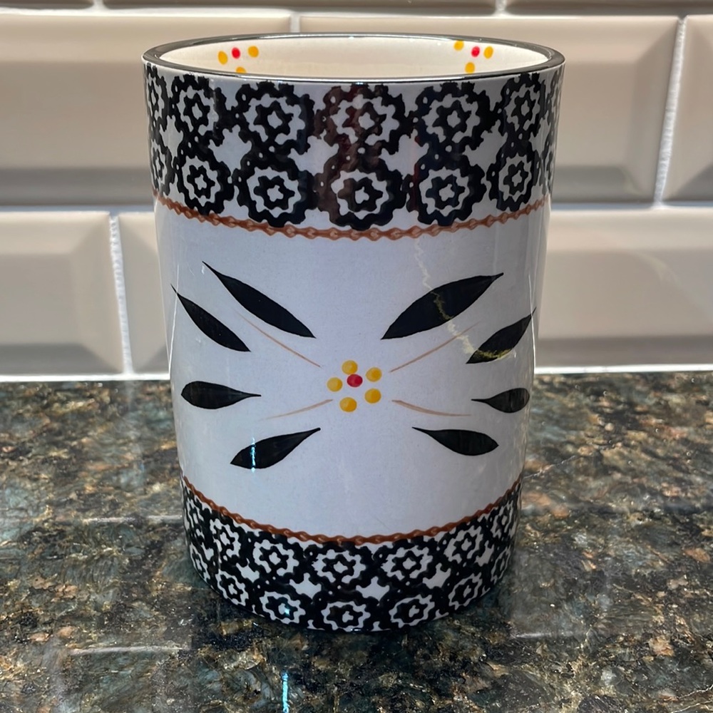 Temptations Black Old World Utensil Holder